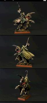Mounted Necromancer, converted from Chaos Sorcerer by Stanley