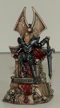 Skeleton Lord on Throne of Bones by Chocolate Thief