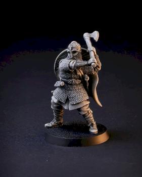 Vendel Era warlord - 28mm miniature by Brother Vinni
