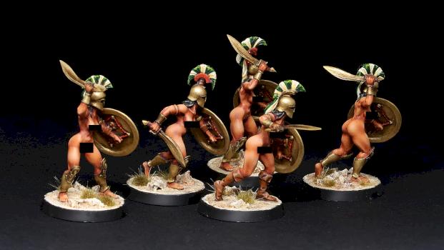 female Greek Amazons assault squad by Brother Vinni
