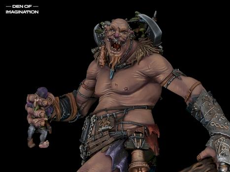 A giant for an Ogre Kingdoms army in The by DEN of IMAGINATION