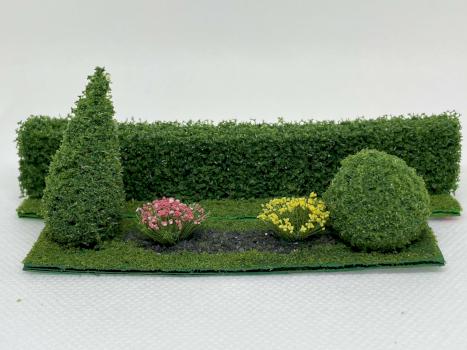 Shrubbery and Flowers by Rosco