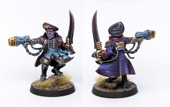Commissar with plasma gun by Seoman