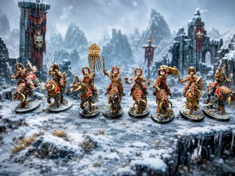 Chaos Knights of Khorne by Alternativechaos