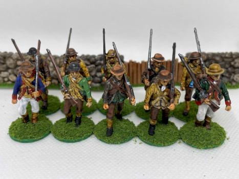 American Revolutionary War Minutemen by Rosco
