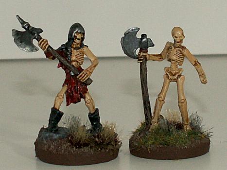 Skeleton Axes by Chocolate Thief