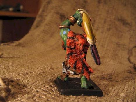 Savage Orc champion, rear view by raze