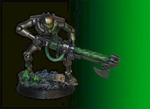 Necron Warrior by Tiarasu