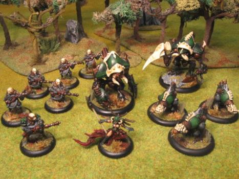 Part of my Cryx force by PaleKing