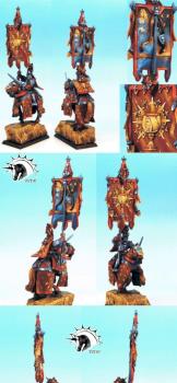 WARHAMMER Bretonnian Standard Bearer by rene