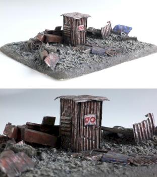 War toilet with the barricade by pionag