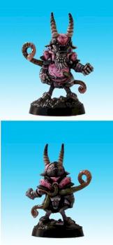 Chaos dwarf Blood Bowl player, based on a mid nor dwarf by Maneu