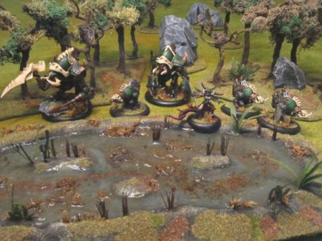 Cryx advance by PaleKing
