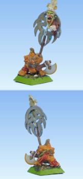 Dwarfen ensign bearer by Xantur
