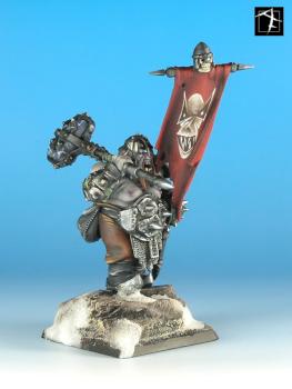 OGRE kINGDOMS IRONGUT STANDARD BEARER by Art Factory