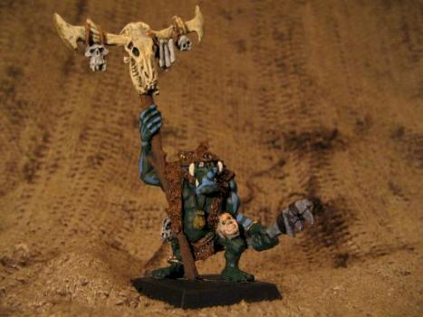Savage Orc standard bearer by raze