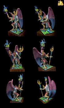 Chaos deamon Lord of Change, Greater Daemon of Tzeentch by breezezhu90