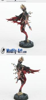 Santa Dolores, The Lady of Sorrow, Psychic Seer by MadFlyArtStudio