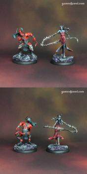 Lelu and Lilitu (Malifaux) by Game of Travel