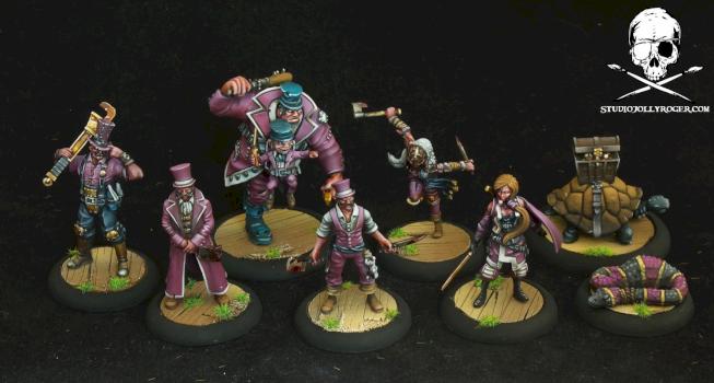 Guild Ball Purple Union Team by Jolly Roger Studio