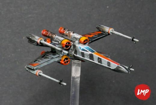 X-wing by Little Mad Paintings