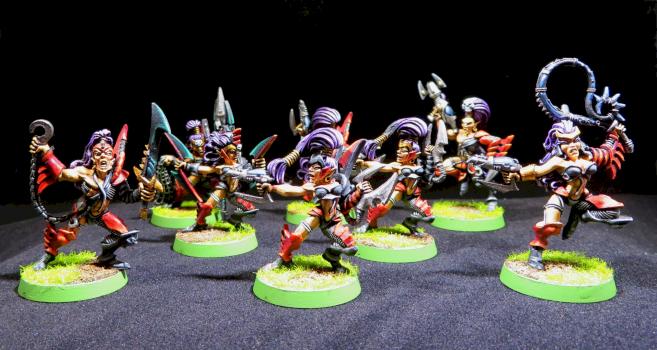 Dark Eldar Wych Squad by Royal Curator