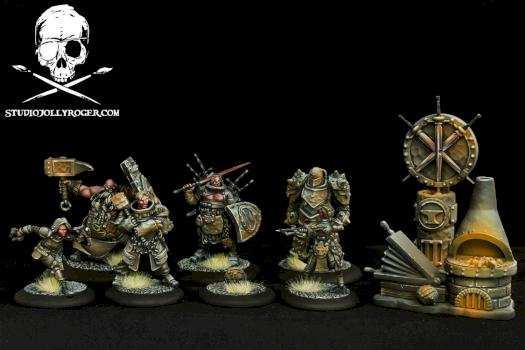 Guild Ball Blacksmith's Team by Jolly Roger Studio