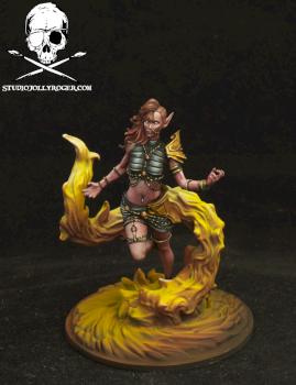Judgment the Game Istariel - Elf Mistress of the Flame by Jolly Roger Studio