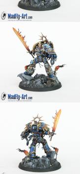 Roboute Guilliman, Primarch of the Ultramarines by MadFlyArtStudio