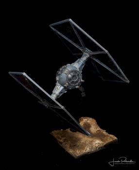 TIE Fighter Over Jakku - Shot 1 by redarmy27