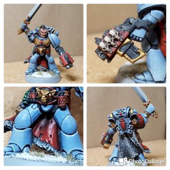 Space wolves grey hunters sergeant by WitchesBlade