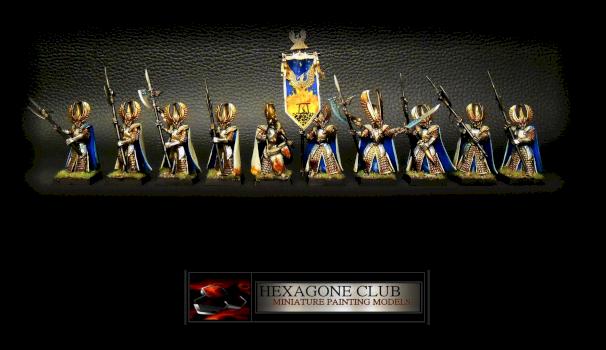 Warhammer Hauts Elfes Gardes Phénix . by Hexagone Club