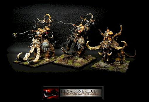 Warhammer Ogres Kingdoms Beastclaw Raiders . by Hexagone Club