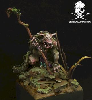 Ouroboros Miniatures Shaman Orc by Jolly Roger Studio