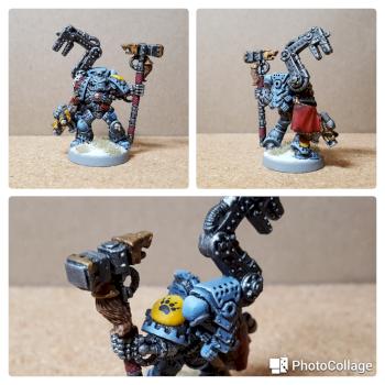 Space wolves Iron Priest by WitchesBlade