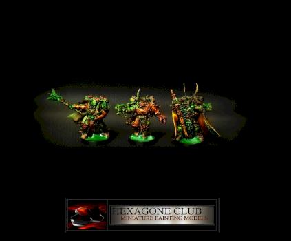 Warhammer 40.000 Chaos Lord Kranon The Relentless & Co . by Hexagone Club