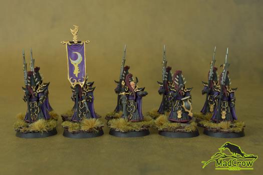 Dark Elves Black Guard by Mad Crow Studio