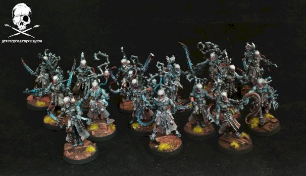 Pale and Bloody Dark Eldars Wracks by Jolly Roger Studio