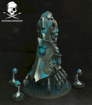 TRON Convergence of Cyriss Transfinite Emergence Projector by Jolly Roger Studio