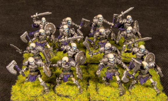 Runewars skeleton warriors by bobflow