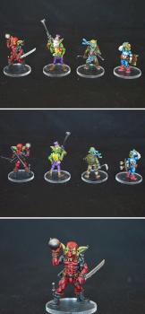 Gob'z'Heroes (Gob'Ninja, Gob'Jocker, Sergeant'Gob, TMGT) by Shi Vral