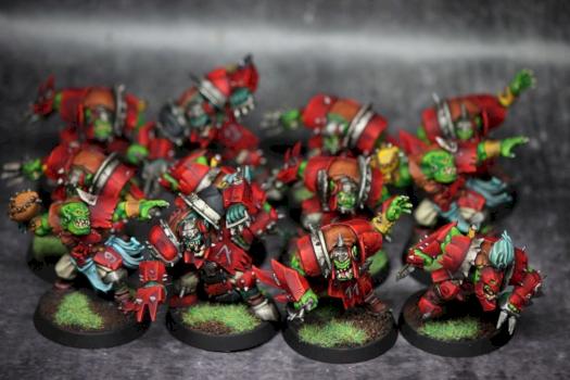 Blood Bowl Orcs Team by Czopsquad