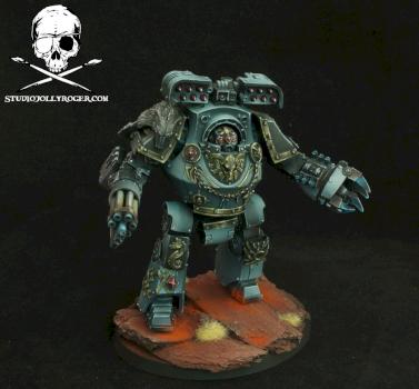 Space Wolves Contemptor Dreadnought by Jolly Roger Studio