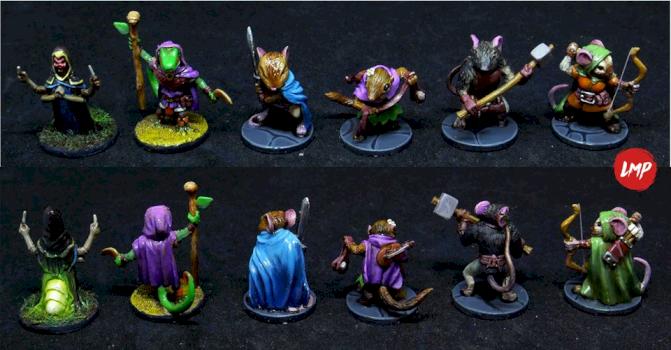 heros of mice and mystics by Little Mad Paintings