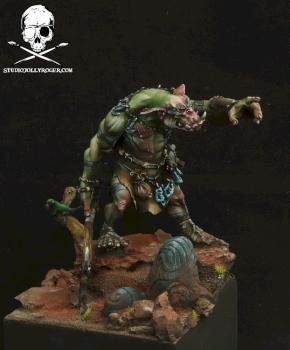 Ouroboros Miniatures Brave Orc by Jolly Roger Studio