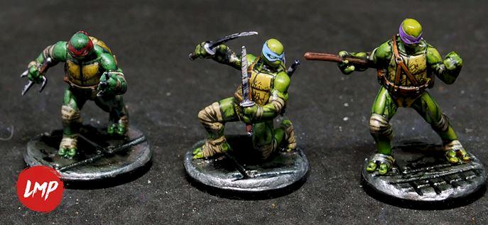 TMNT heros by Little Mad Paintings