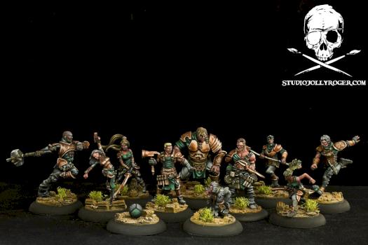 Guild Ball Mason's Team by Jolly Roger Studio