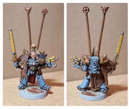 Space wolves Ragnar Blackmane by WitchesBlade