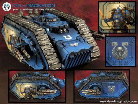 Ultramarines Tank by DEN of IMAGINATION