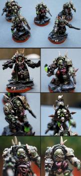 Nurgle, Death Guard, Terminator Squad by LuckyNo.5